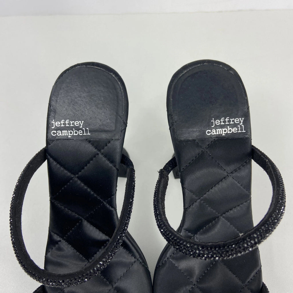 Jeffrey Campbell Movie Sz 7.5 Slide Sandal 5” Platform Heel 90's Vtg Style