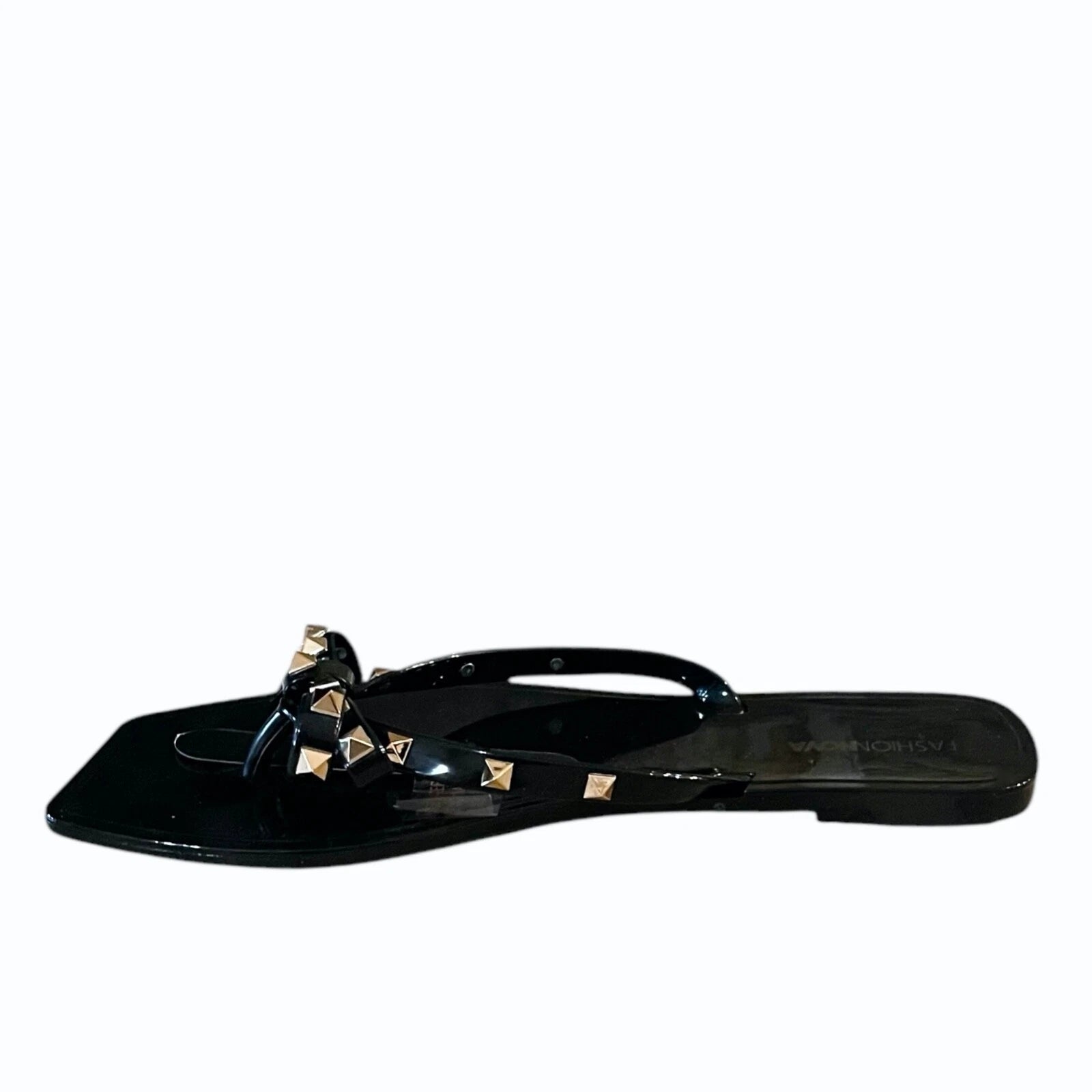 Fashion Nova Womens Black Sandals Size 10 New