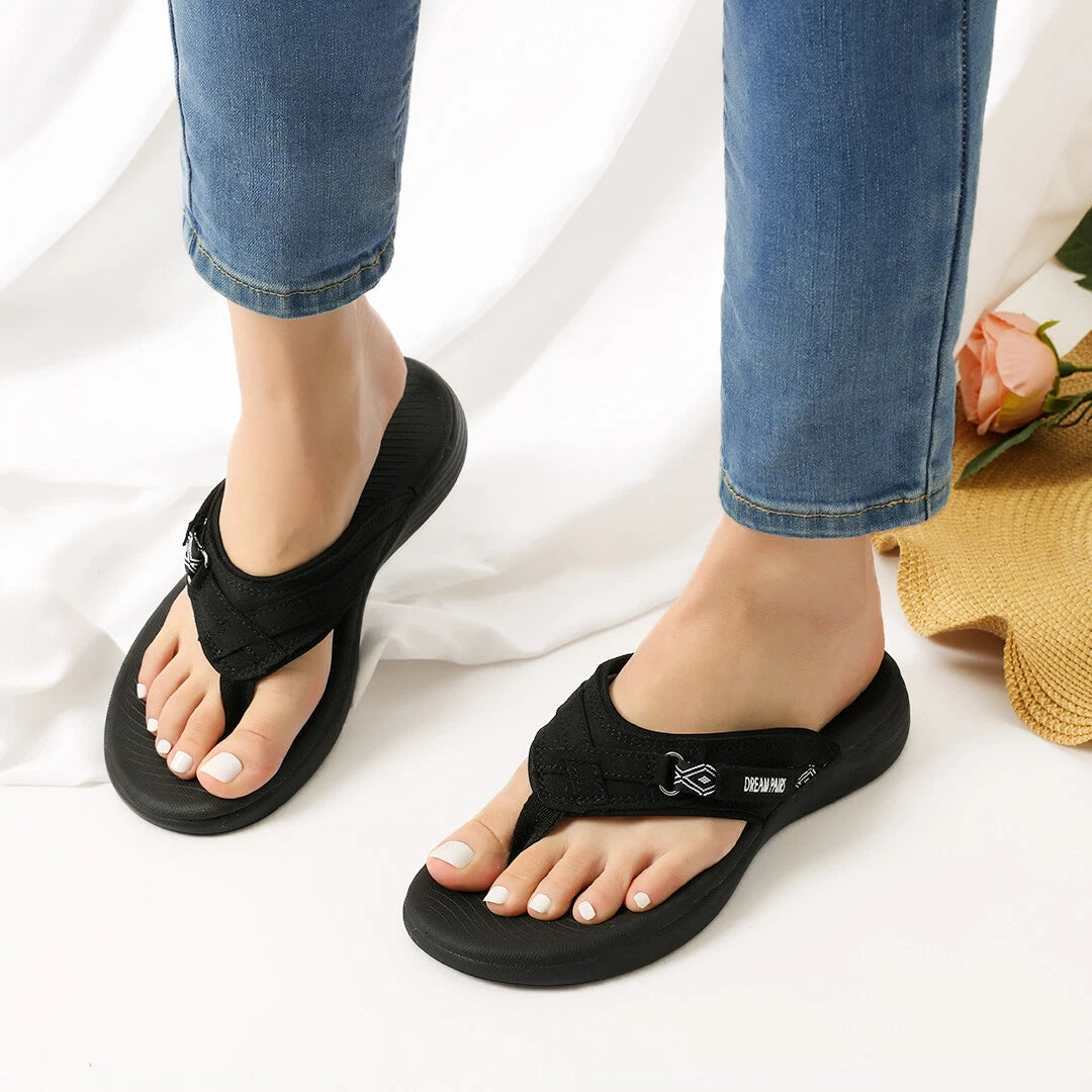 Women's Fashion Arch Flip Flop Sandals Lightweight Comfort Casual Thong Sandals