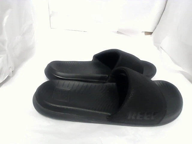 UsedLikeNew_Reef Women's Fashion casual Slide Sandal, Black, 9 B (M)_Black_Sz9