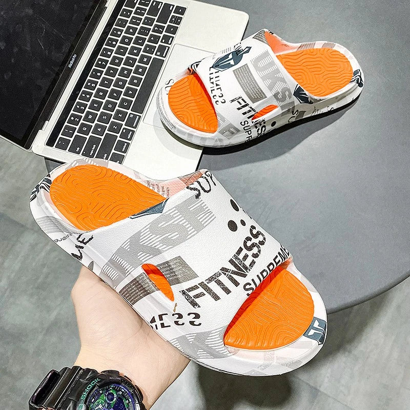 Anti-Slip Cozy Pillow Slides Sandals Extra Soft Cloud Slippers Home Outdoor Shoe