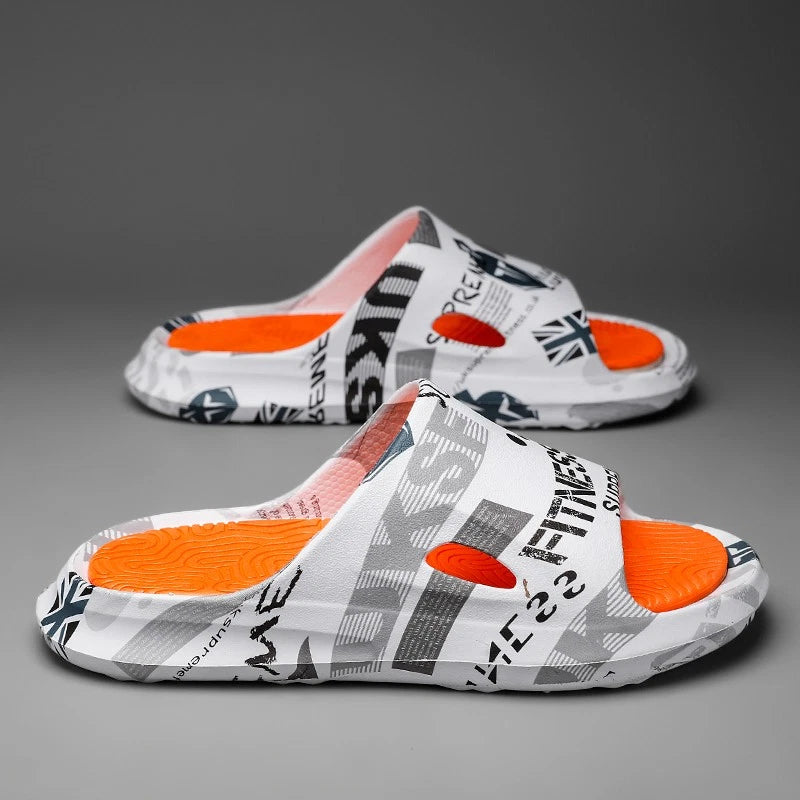Anti-Slip Cozy Pillow Slides Sandals Extra Soft Cloud Slippers Home Outdoor Shoe