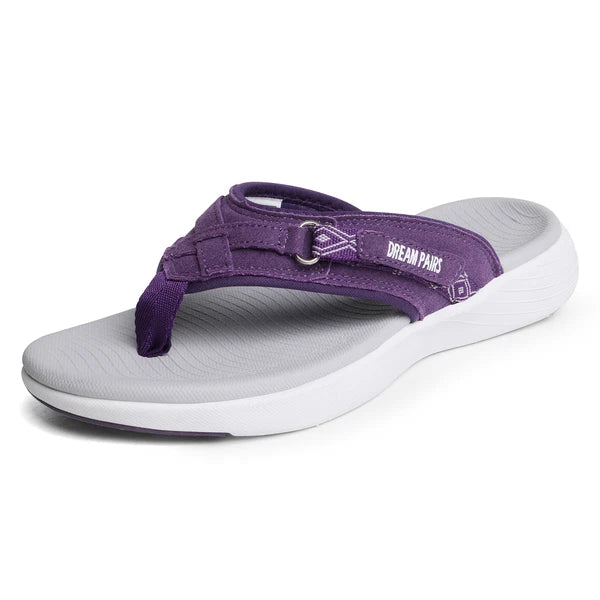 Women's Fashion Arch Flip Flop Sandals Lightweight Comfort Casual Thong Sandals