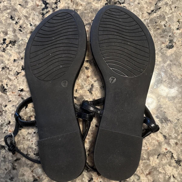 Xappeal Madalyn Black Women's Shoes Sandals Size 7
