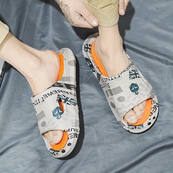 Anti-Slip Cozy Pillow Slides Sandals Extra Soft Cloud Slippers Home Outdoor Shoe