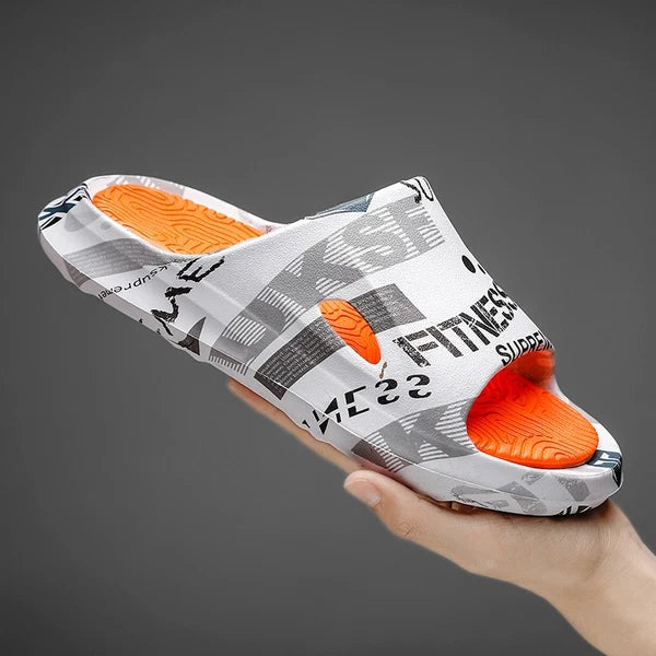 Anti-Slip Cozy Pillow Slides Sandals Extra Soft Cloud Slippers Home Outdoor Shoe