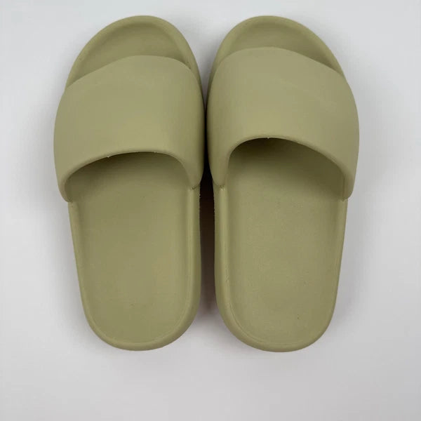 Yeezy Style Foam Slides – Beige EVA Sandals – Size 38 (Men’s US 6 / Women’s 7.5)