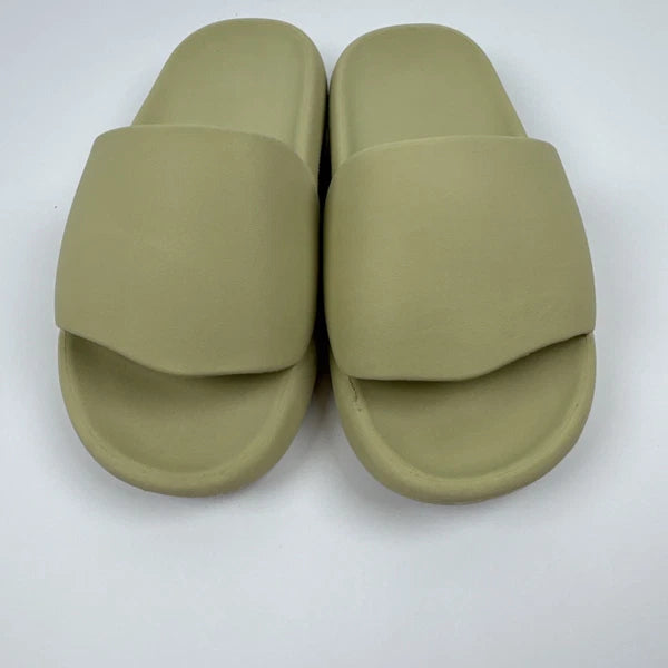 Yeezy Style Foam Slides – Beige EVA Sandals – Size 38 (Men’s US 6 / Women’s 7.5)