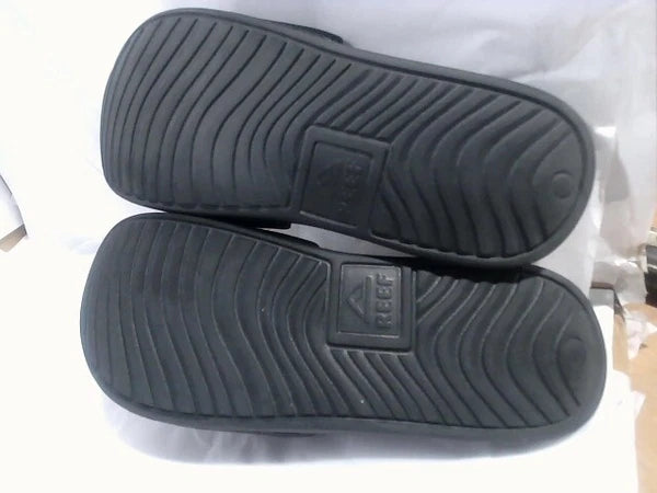 UsedLikeNew_Reef Women's Fashion casual Slide Sandal, Black, 9 B (M)_Black_Sz9