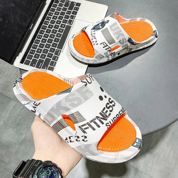 Anti-Slip Cozy Pillow Slides Sandals Extra Soft Cloud Slippers Home Outdoor Shoe
