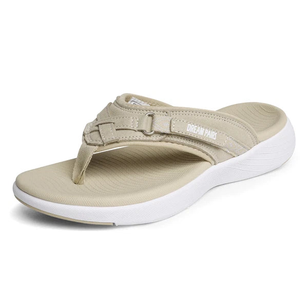 Women's Fashion Arch Flip Flop Sandals Lightweight Comfort Casual Thong Sandals